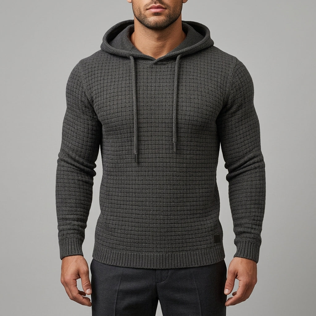 Paphos Marcus Waffle Knit Hoodie