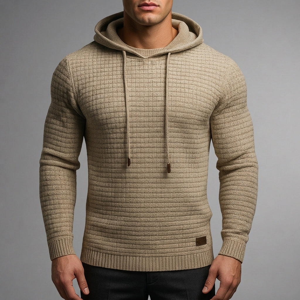 Paphos Marcus Waffle Knit Hoodie