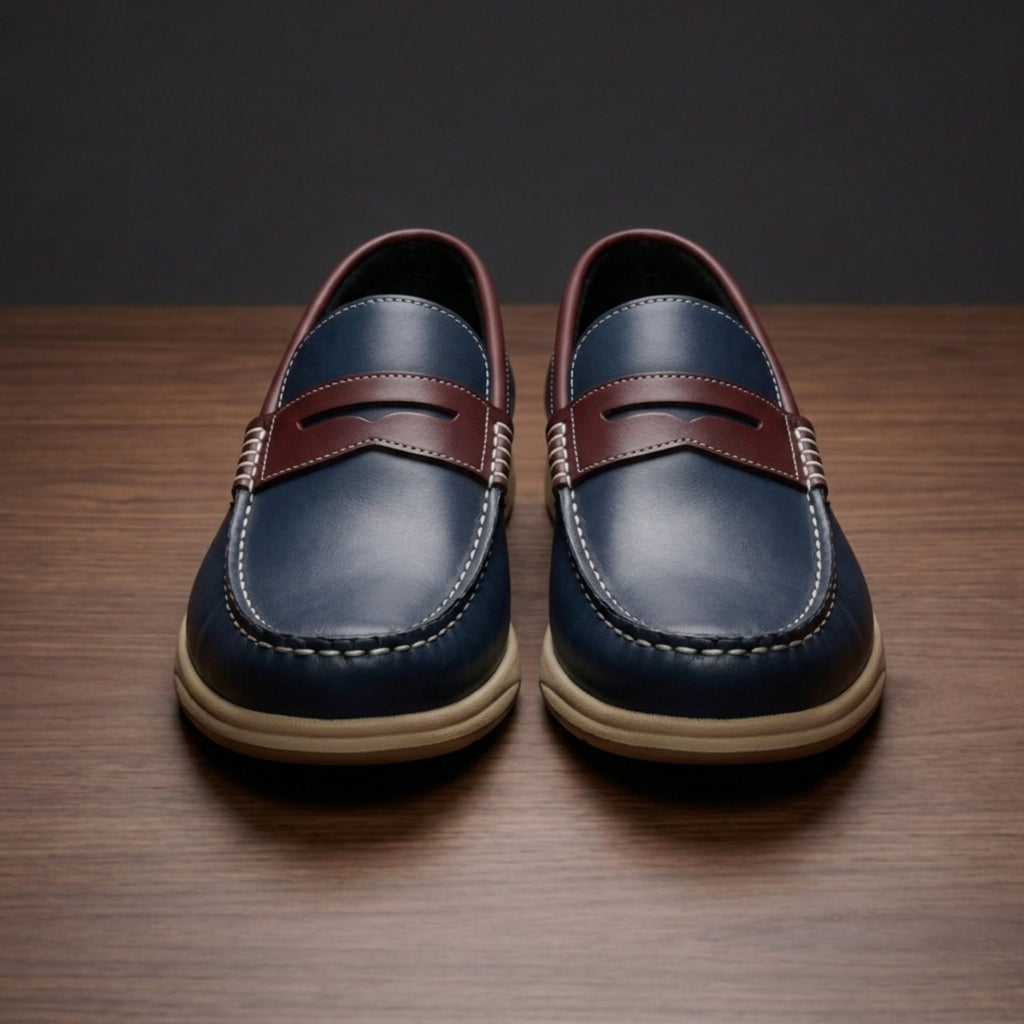 Grasse Marcus Two-Tone Loafers