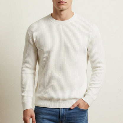 Roussillon Marcus Ribbed Knit Sweater