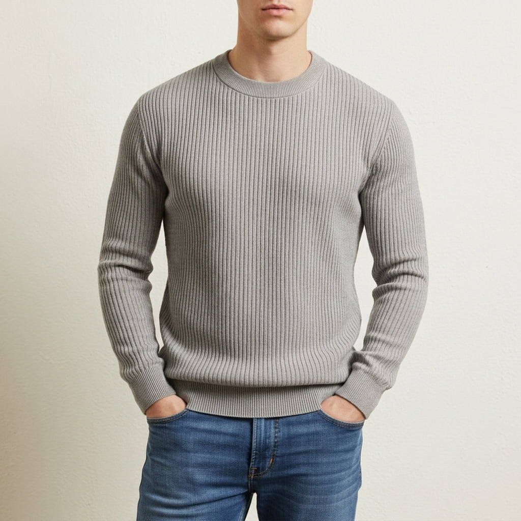 Roussillon Marcus Ribbed Knit Sweater