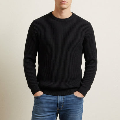 Roussillon Marcus Ribbed Knit Sweater