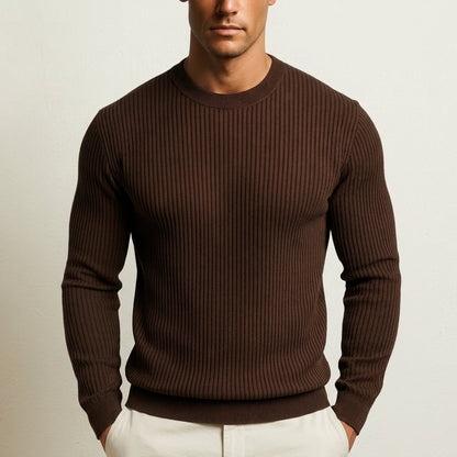 Roussillon Marcus Ribbed Knit Sweater