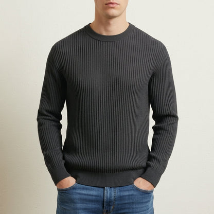 Roussillon Marcus Ribbed Knit Sweater