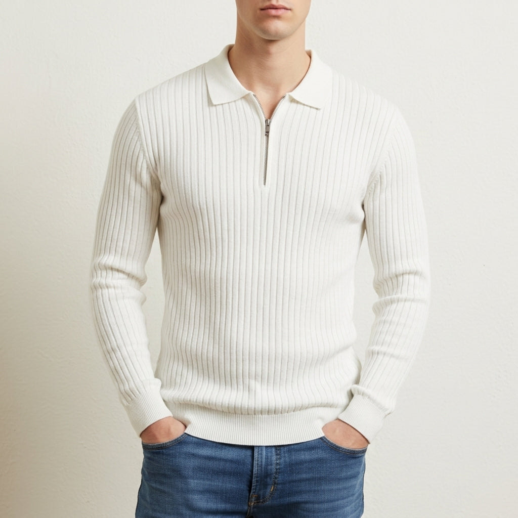Ronda Marco Quarter-Zip Sweater