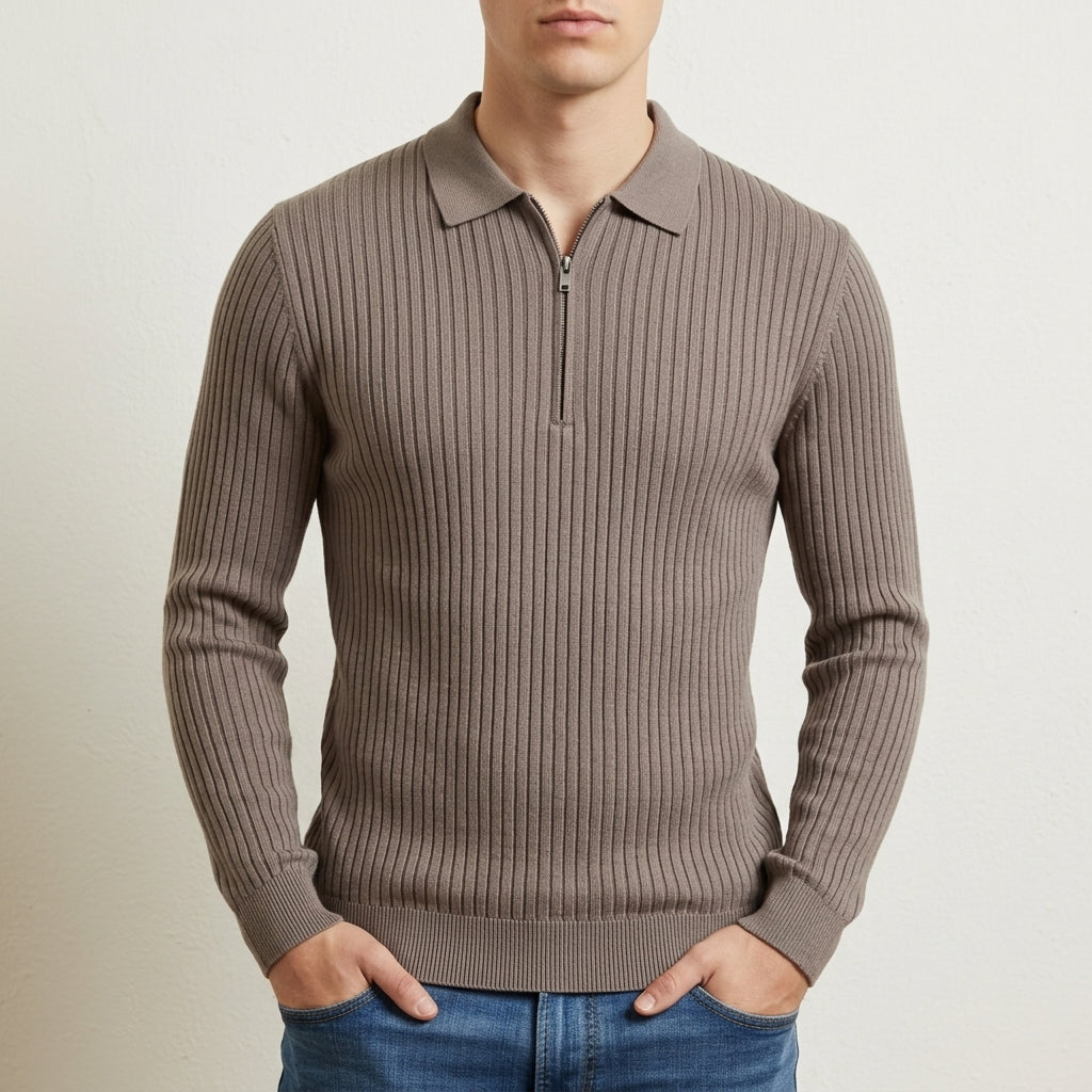 Ronda Marco Quarter-Zip Sweater
