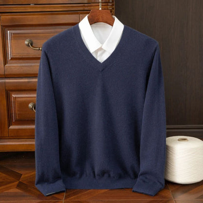 Olympian Merino V-Neck Sweater