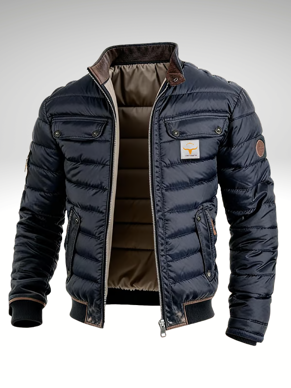 Men's Classic Quilted Winter Jacket