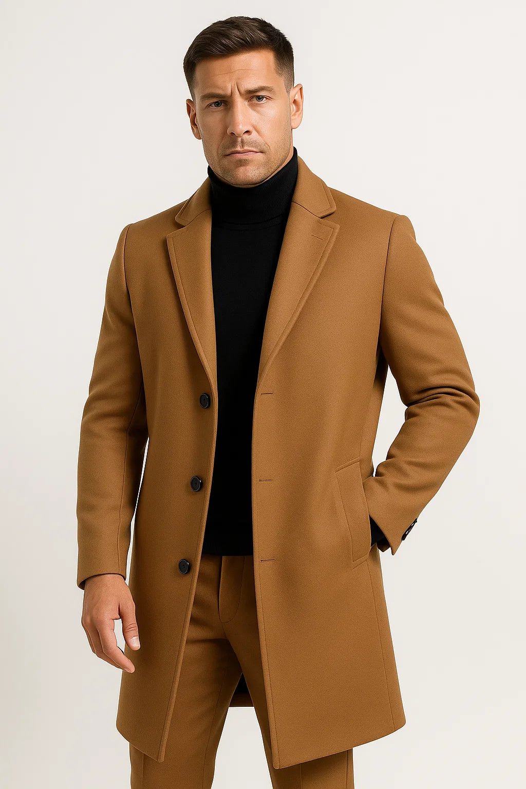 Jason | Elegant And Versatile Mid-Length Trench Coat