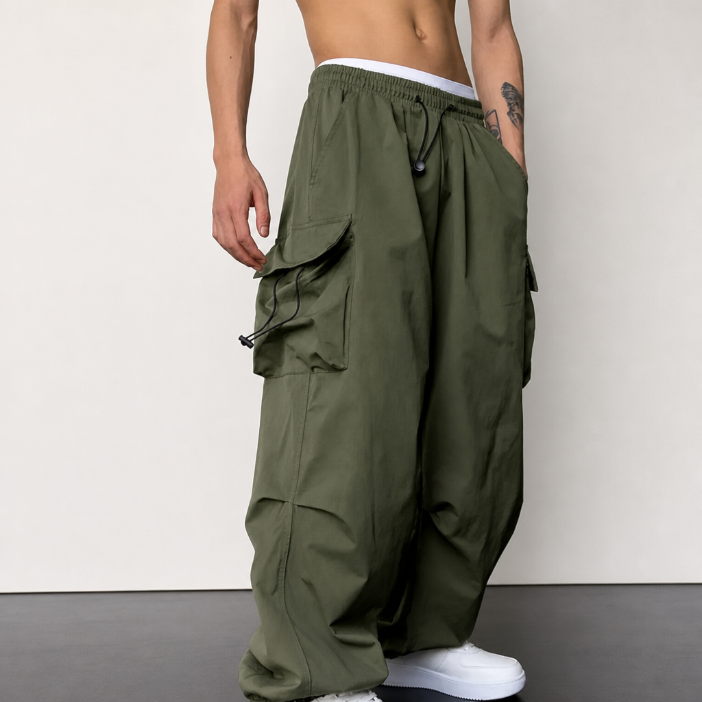 Lefkada Wide Leg Cargo Pants