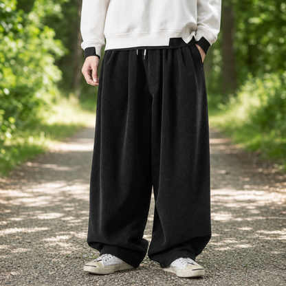 Santander Wide Leg Corduroy Pants
