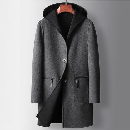 Maxwell Reversible Wool Coat