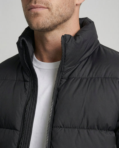 Alexander | Modern Puffer Jacket with Adjustable Hood and High Collar