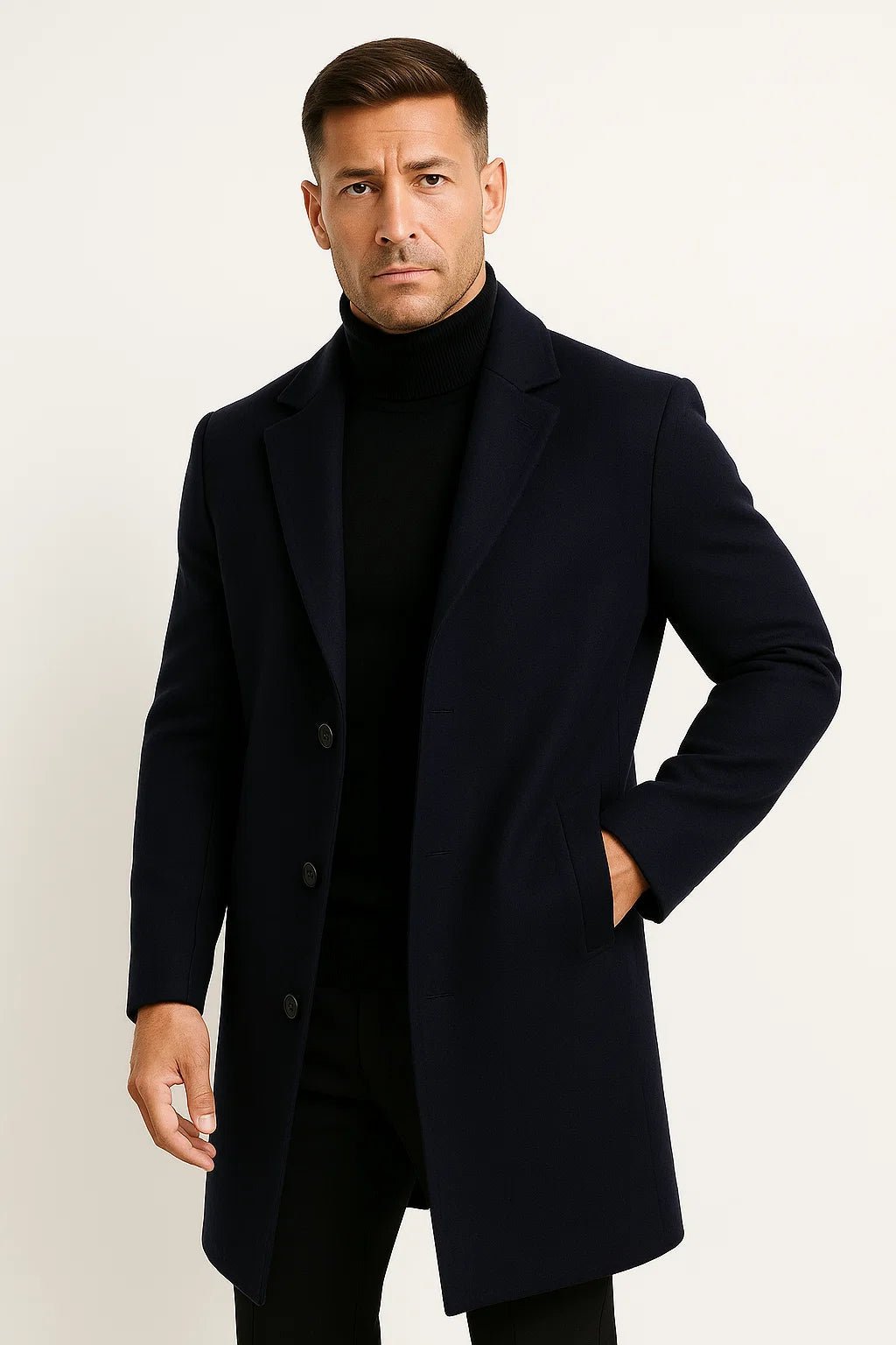 Jason | Elegant And Versatile Mid-Length Trench Coat