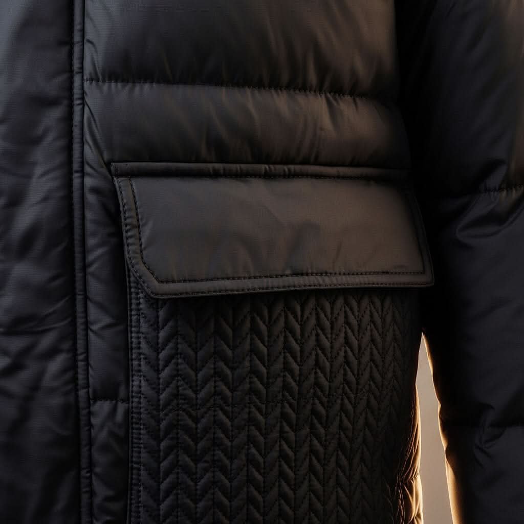 Oscar | Goose Down Puffer Jacket with a Glossy Finish