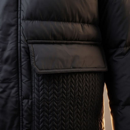 Oscar | Goose Down Puffer Jacket with a Glossy Finish