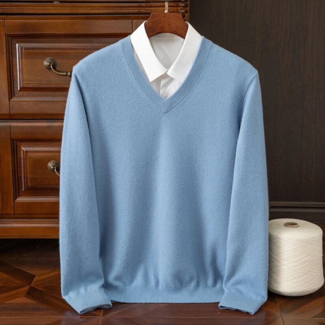 Olympian Merino V-Neck Sweater