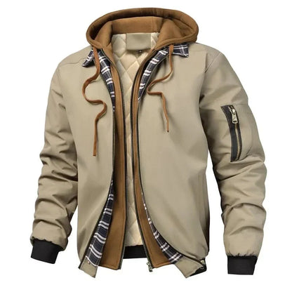 Benjamin | Thermal Hooded Bomber Jacket