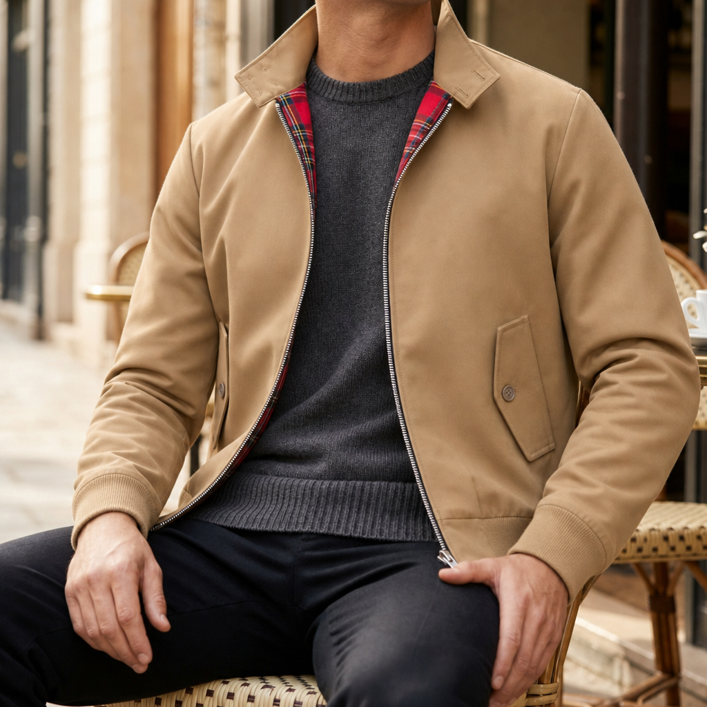 Siracusa Classic Tartan Lined Harrington