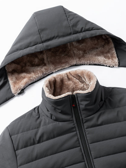 Samuel | Winter Puffer Jacket with Hood and Warm Lining