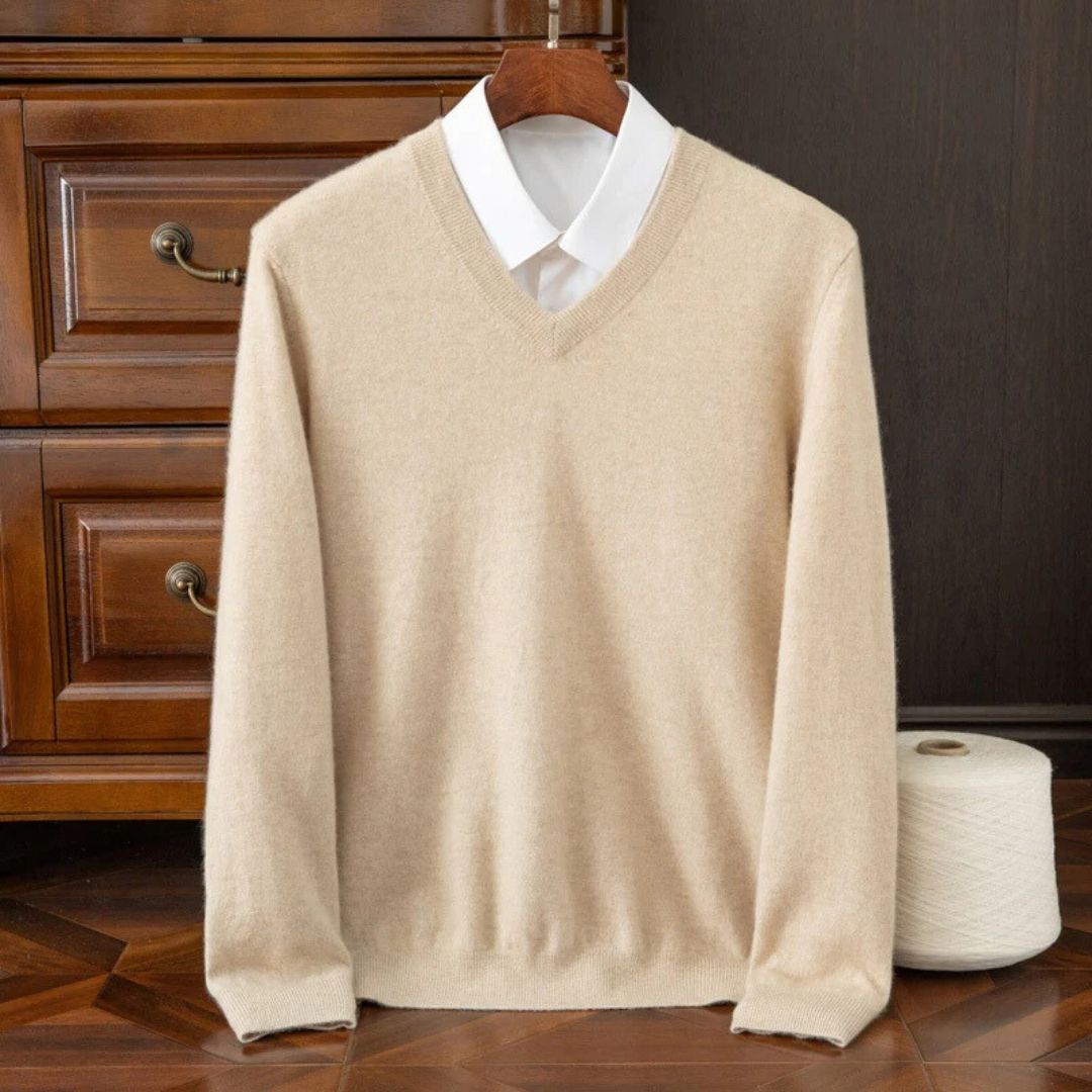 Olympian Merino V-Neck Sweater