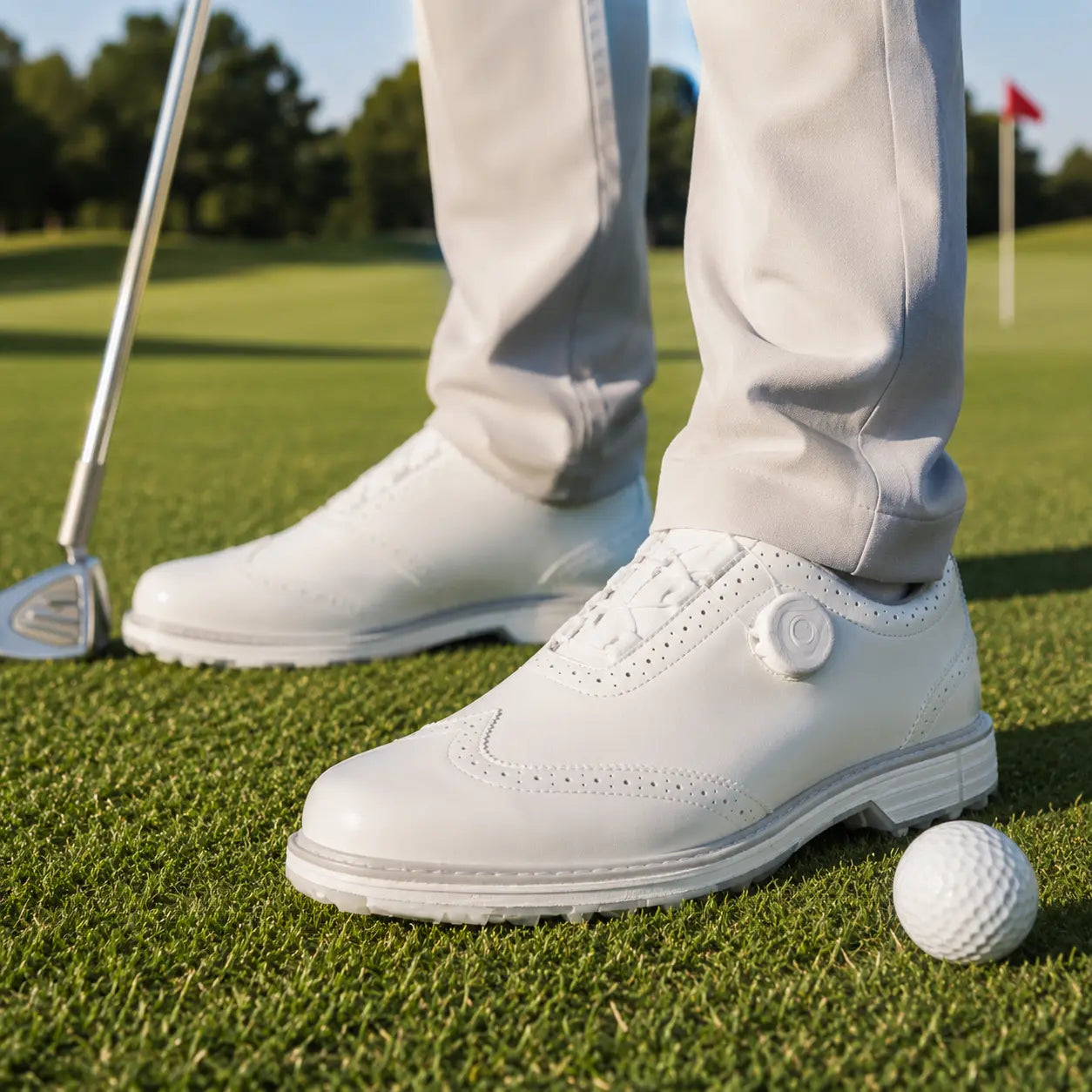 Prestwick Spiked Professional Leather Golf Shoes