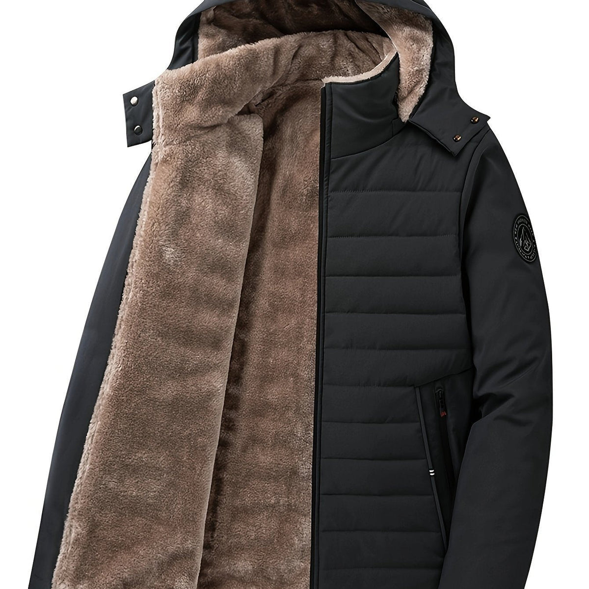 Samuel | Winter Puffer Jacket with Hood and Warm Lining