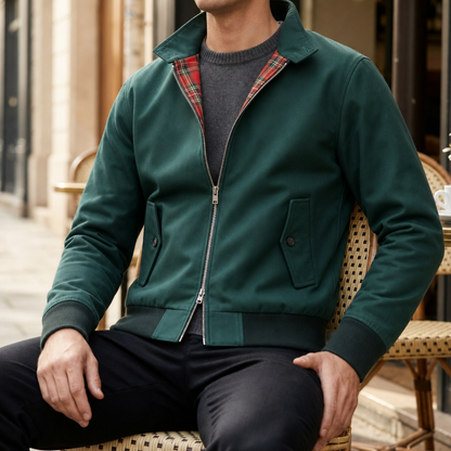 Siracusa Classic Tartan Lined Harrington