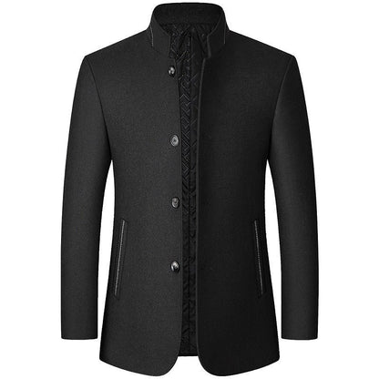 Richard | Elegant Stand-Collar Trench Coat