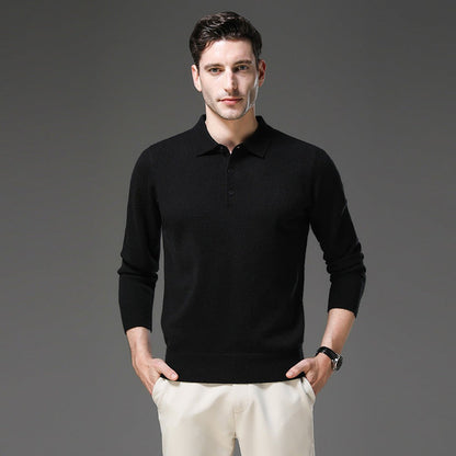 Daniel | Premium Cashmere Polo Knit Sweater