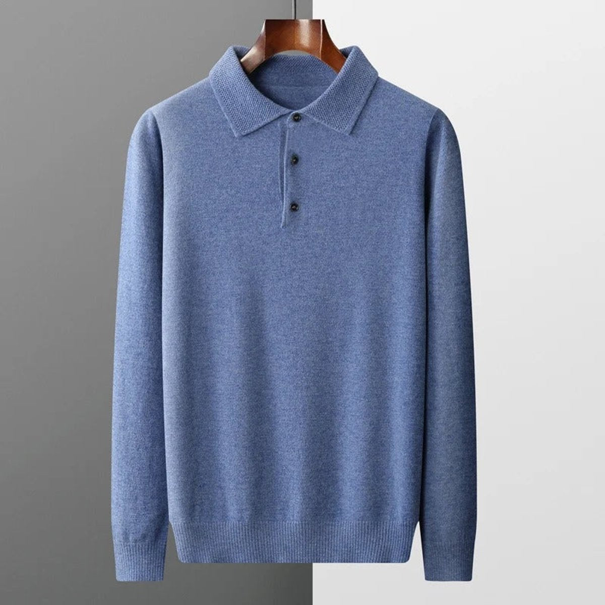 Daniel | Premium Cashmere Polo Knit Sweater