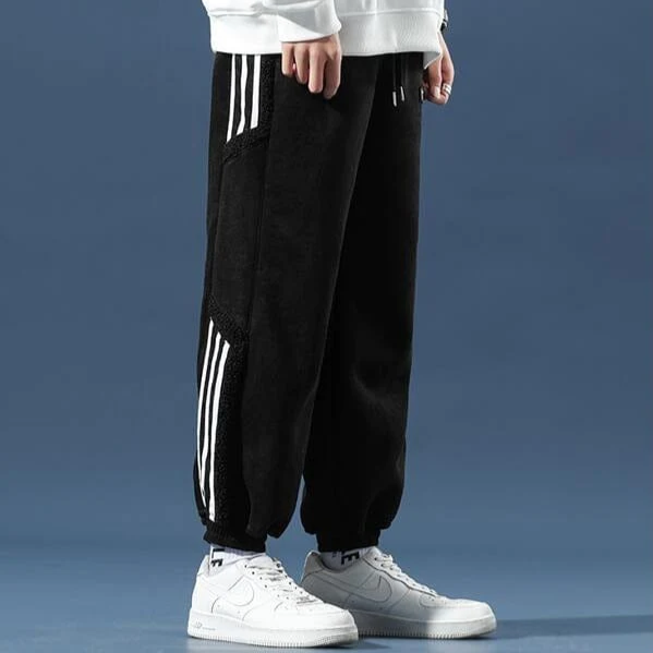 Steven | Cozy And Stylish Sherpa-Lined Jogger Pants