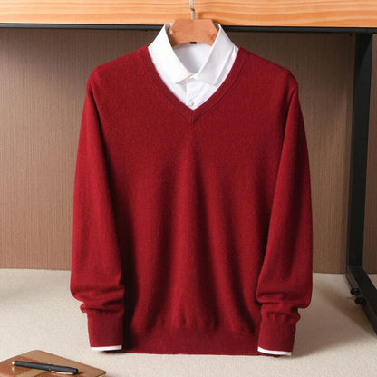 Olympian Merino V-Neck Sweater