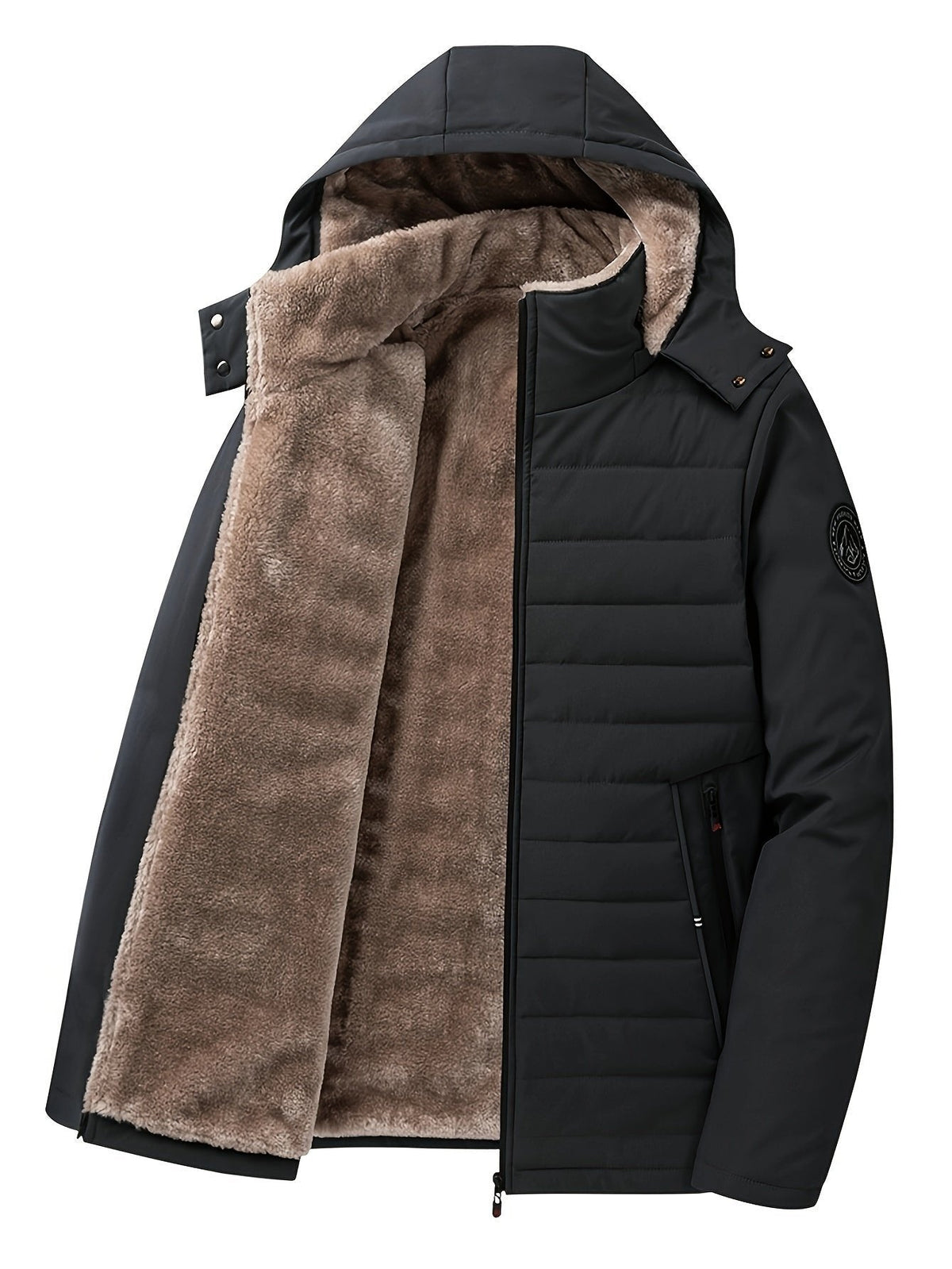 Samuel | Winter Puffer Jacket with Hood and Warm Lining