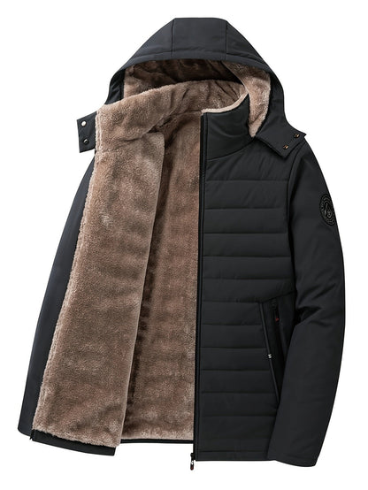 Samuel | Winter Puffer Jacket with Hood and Warm Lining