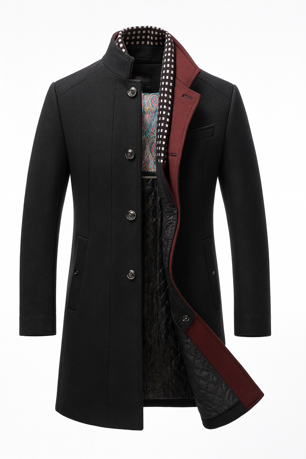 Jason | Wool Overcoat For Men