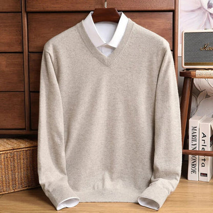 Olympian Merino V-Neck Sweater