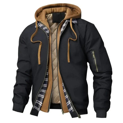 Benjamin | Thermal Hooded Bomber Jacket