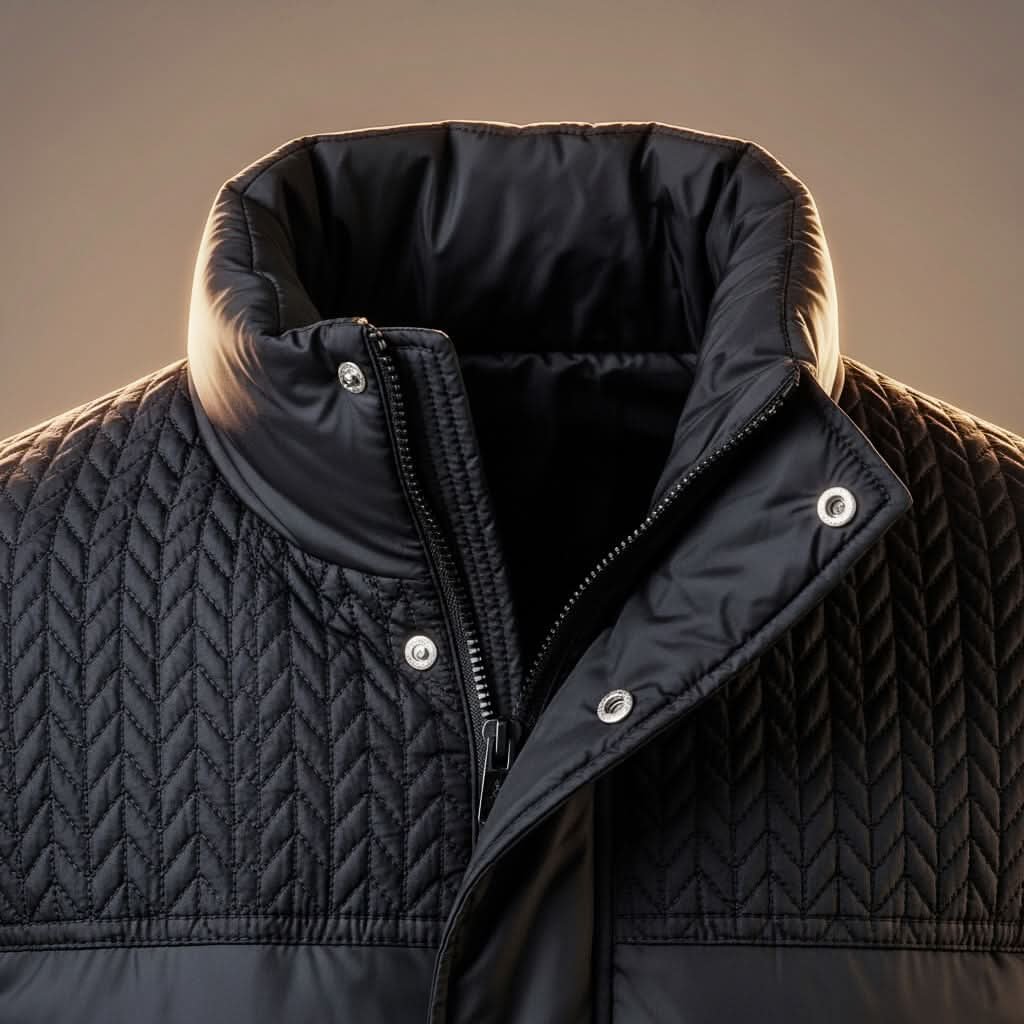 Oscar | Goose Down Puffer Jacket with a Glossy Finish