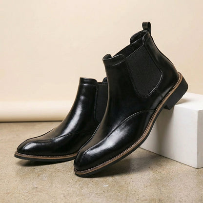 Calvin Leather Chelsea Boots