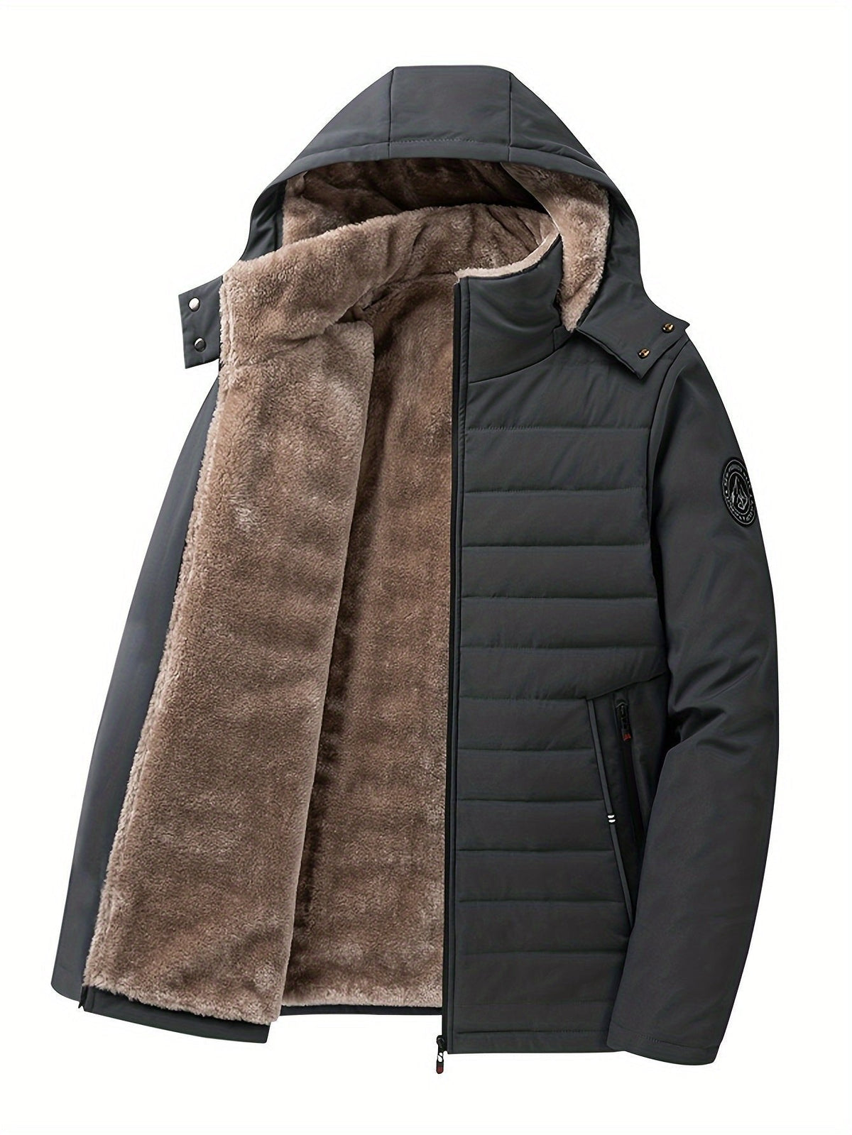 Samuel | Winter Puffer Jacket with Hood and Warm Lining