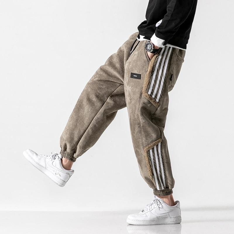 Steven | Cozy And Stylish Sherpa-Lined Jogger Pants