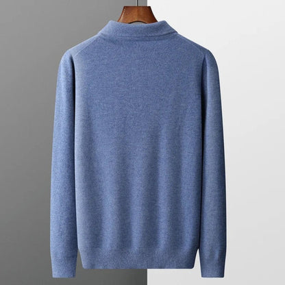Daniel | Premium Cashmere Polo Knit Sweater