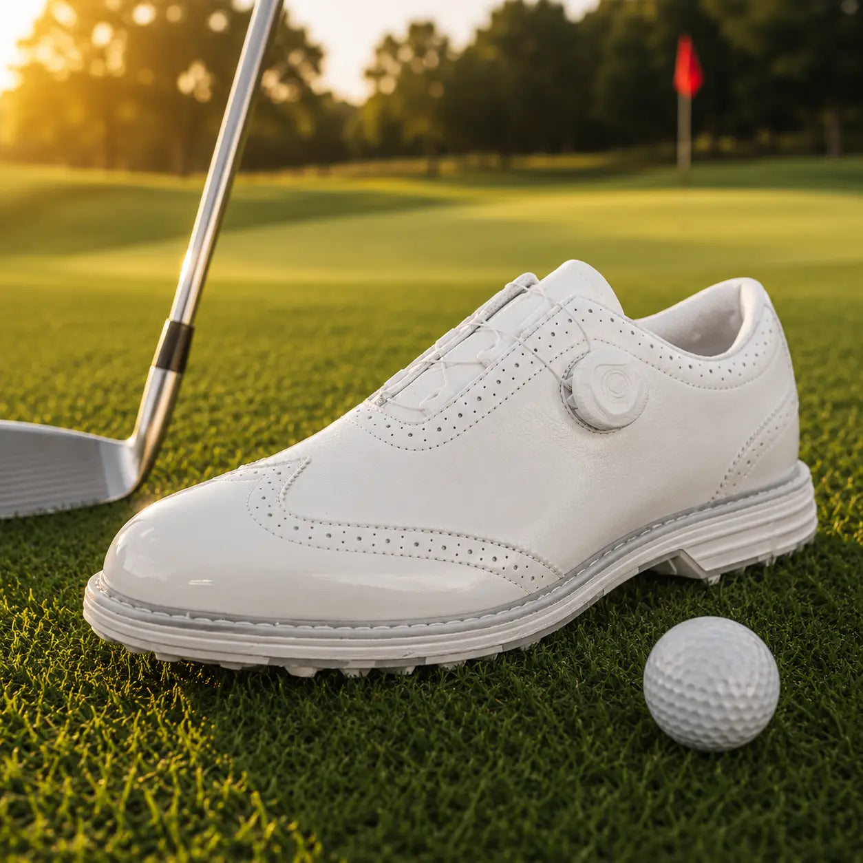 Prestwick Spiked Professional Leather Golf Shoes