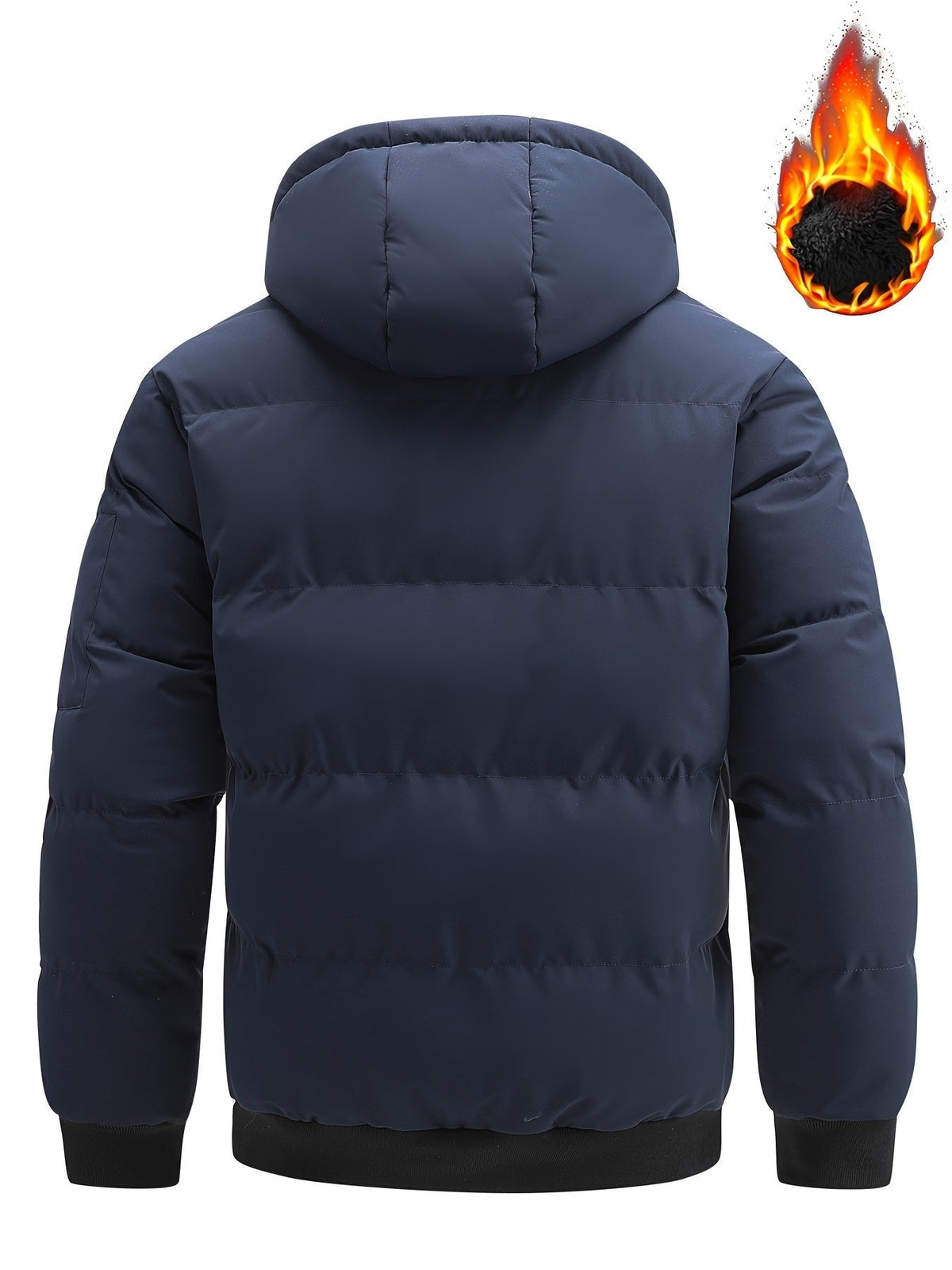 Lukas | Winter Hooded Puffer Jacket with Soft Padding