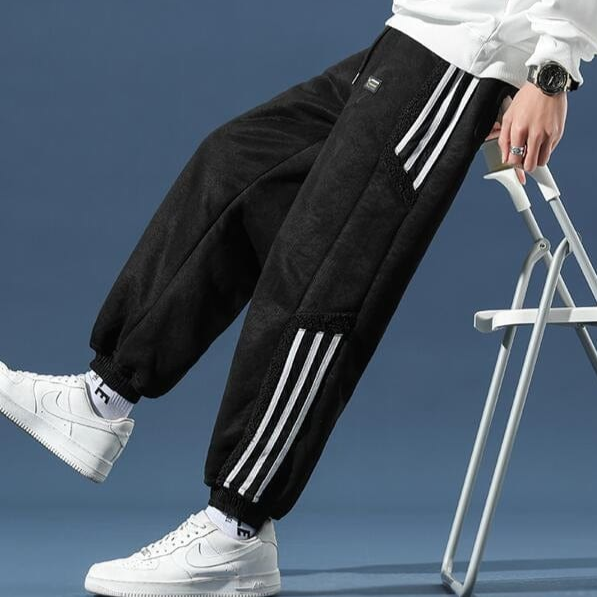 Steven | Cozy And Stylish Sherpa-Lined Jogger Pants