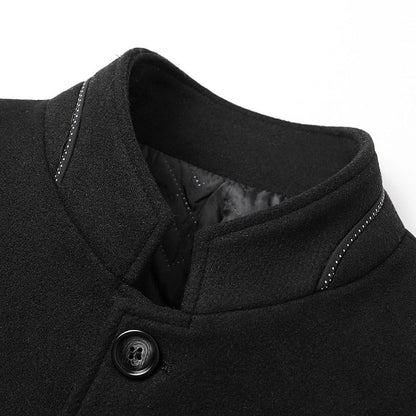 Richard | Elegant Stand-Collar Trench Coat