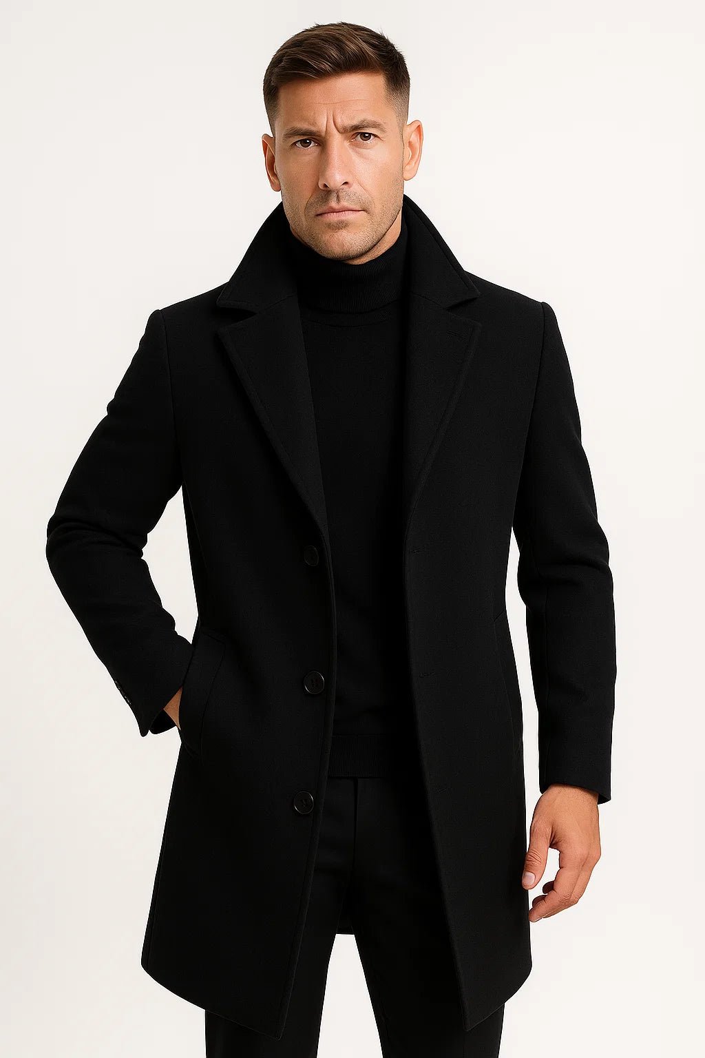 Jason | Elegant And Versatile Mid-Length Trench Coat