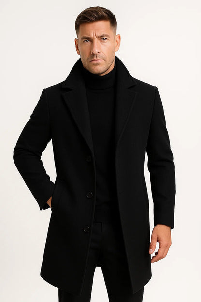 Jason | Elegant And Versatile Mid-Length Trench Coat