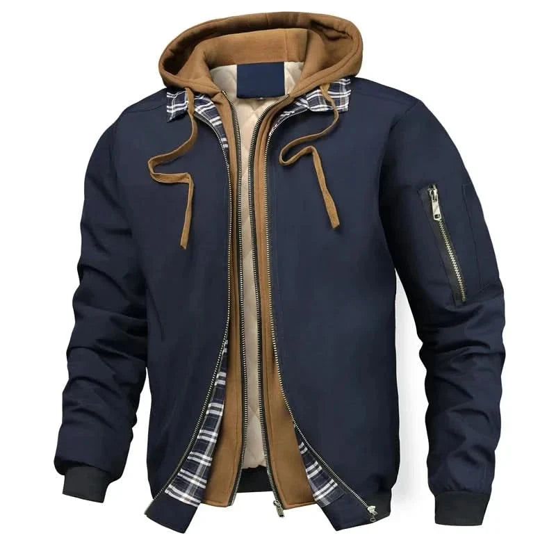 Benjamin | Thermal Hooded Bomber Jacket